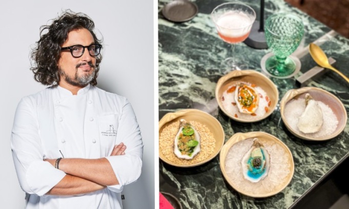 Alessandro Borghese, il primo Carnevale a Venezia è a base di ostriche: quattro cicchetti da “impazzire”