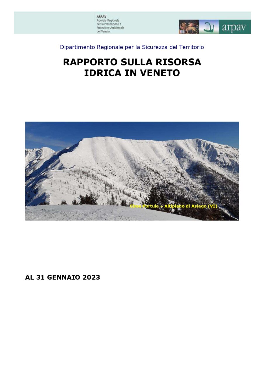 Rapporto sulla risorsa idrica in Veneto al 31 gennaio 2023_page-0001