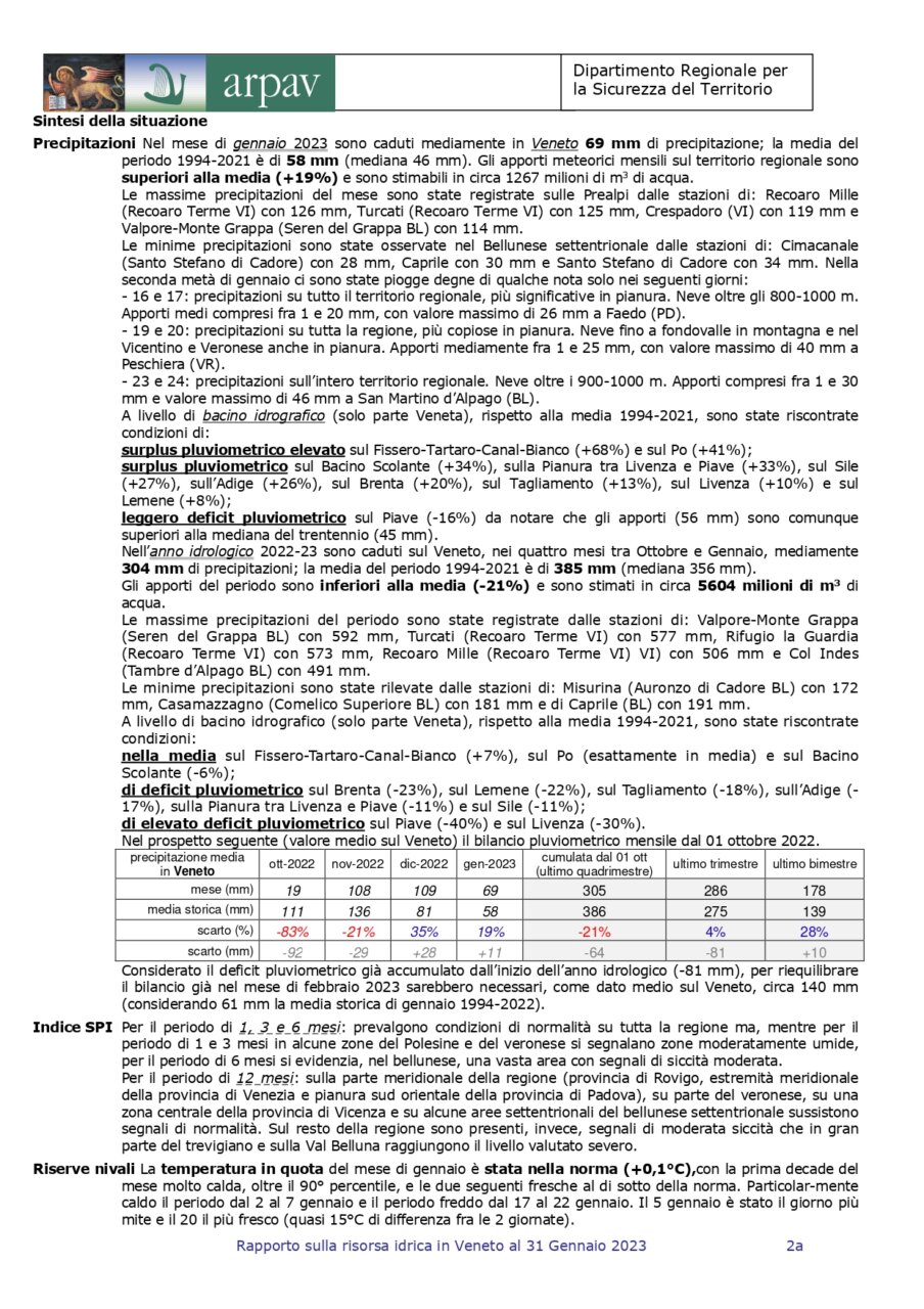 Rapporto sulla risorsa idrica in Veneto al 31 gennaio 2023_page-0003