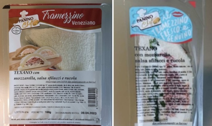 Listeria nei tramezzini “Texano” prodotti a Portogruaro