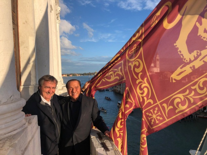 Il cordoglio del sindaco di Venezia Brugnaro per la scomparsa di Silvio Berlusconi