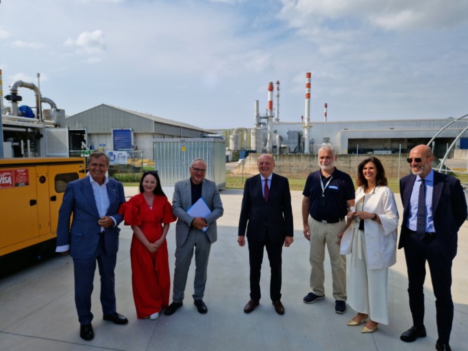 Il ministro dell’Ambiente Fratin a Fusina per visitare gli impianti Veritas