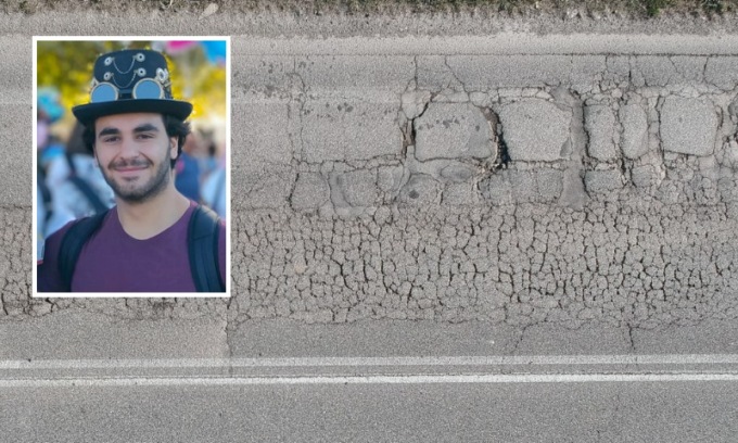 La perizia dei tecnici conferma: Giordano Sanginiti è morto a causa di una buca stradale