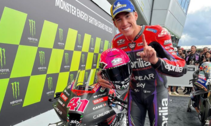 MotoGP, Noale in festa per la vittoria dell'Aprilia di Aleix Espargaro a Silverstone