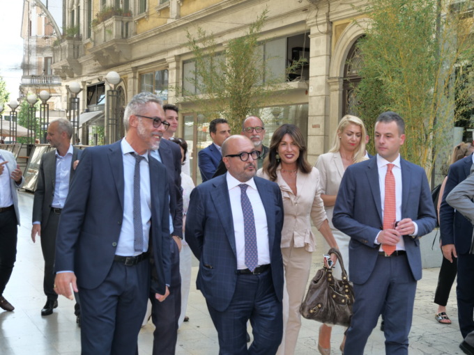 Il ministro Sangiuliano in visita a Mestre: presentato il progetto del nuovo distretto artistico