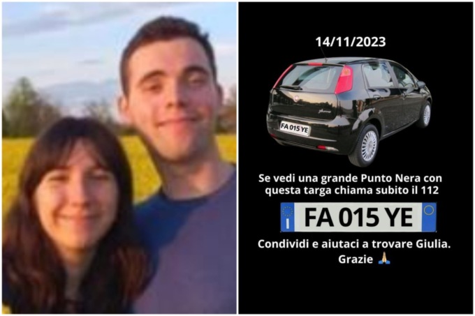 Giulia Cecchettin e Filippo Turetta, il mistero dell’auto avvistata tra il Veneto e il Friuli