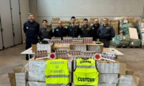 Sequestrate 68mila sigarette di contrabbando, il carico era diretto in Spagna
