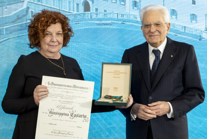 La miranese Giuseppina Casarin premiata da Mattarella, la direttrice di Voci dal Mondo tra i 30 “Esempi civili”