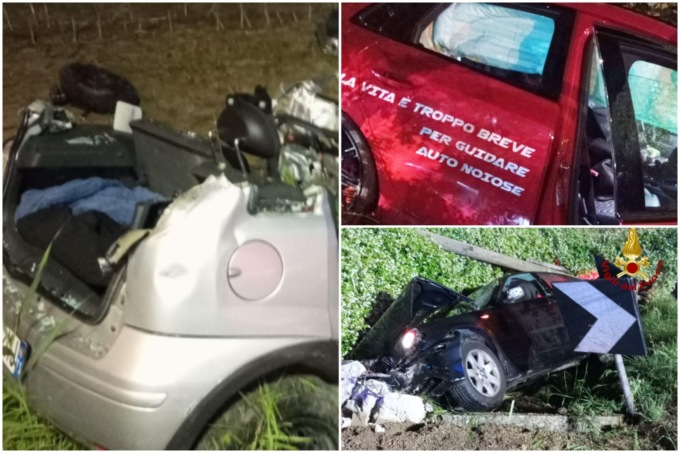Grave incidente fra tre auto a Portogruaro: sette persone ferite, due sono gravi