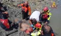 Incidente sul lavoro in uno scavo archeologico, operatore travolto e quasi sommerso dal fango