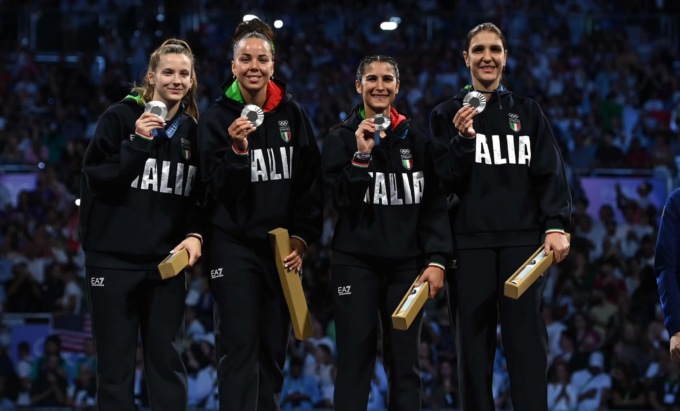 Olimpiadi Parigi 2024, la noalese Martina Favaretto vince l’argento nel fioretto femminile a squadre