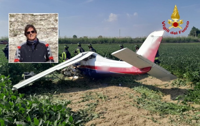 Ultraleggero precipita a Campolongo Maggiore: morto il pilota, ferita la passeggera