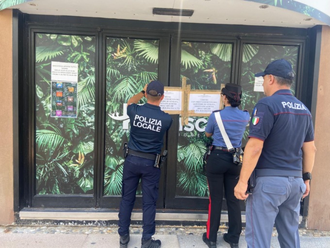 Disordine pubblico e troppe risse, chiusa per dieci giorni la discoteca K-Disco di Bibione