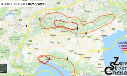 Martedì 8 ottobre 2024 di pioggia sul Veneto, scatta l'allerta arancione in provincia di Venezia