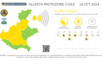 Allerta gialla in Veneto: piogge intense a Venezia e in provincia, criticità idrogeologica e idraulica