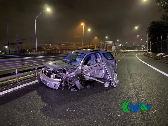 Auto contromano sulla tangenziale di Mestre, due feriti
