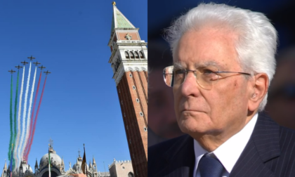 Festa dell'Unità Nazionale e delle Forze Armate, a Venezia il Presidente Sergio Mattarella e le Frecce Tricolori