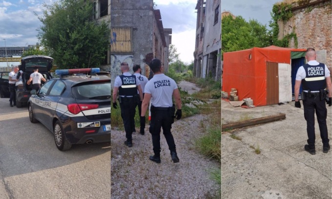 Portabagagli abusivi al Ponte della Costituzione, si accampavano in zona Marghera-Banchina dei Molini