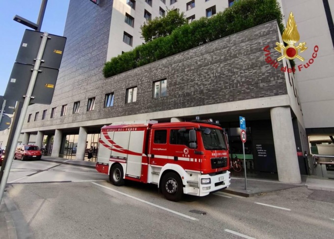 Presto spento un principio d’incendio in un albergo di Mestre
