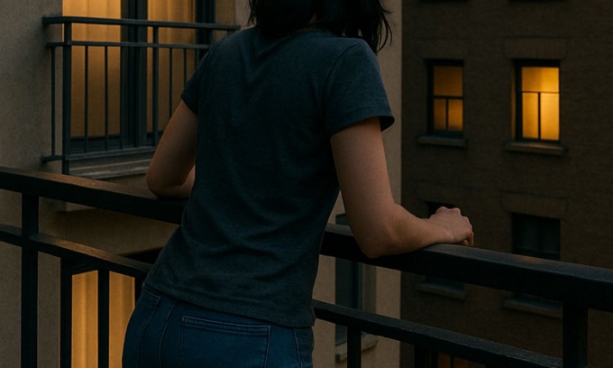 Poliziotti salvano giovane ragazza in bilico sul balcone al terzo piano