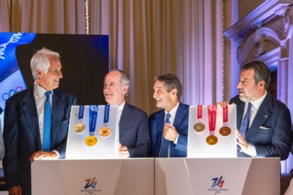 Presentate in Regione le medaglie per i Giochi invernali di Cortina 2026