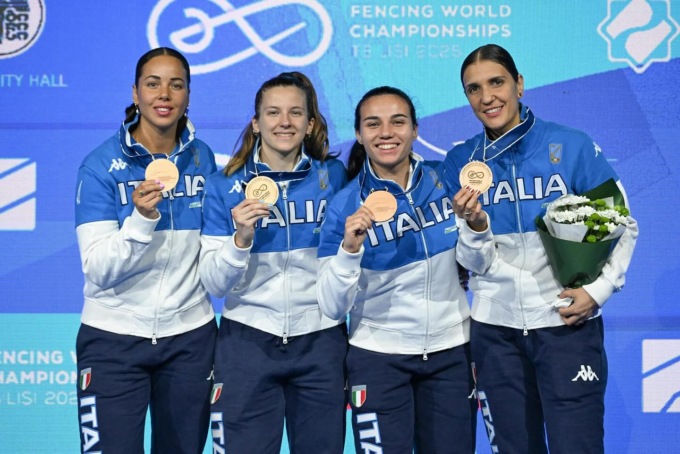 Fioretto femminile, bronzo ai Mondiali di Tbilisi: tra le protagoniste anche la noalese Martina Favaretto