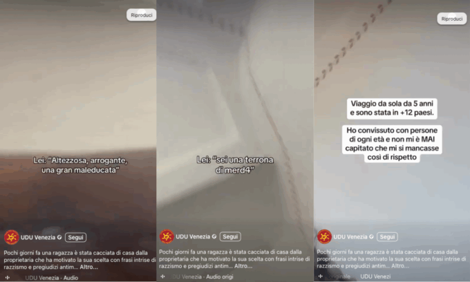“Terrona maleducata”: studentessa cacciata da un appartamento a Venezia