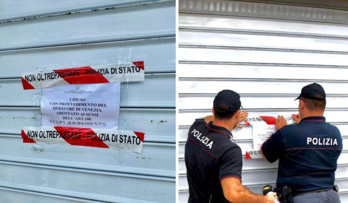 Locale frequentato da soggetti pericolosi: il questore chiude un esercizio a Chioggia per 15 giorni
