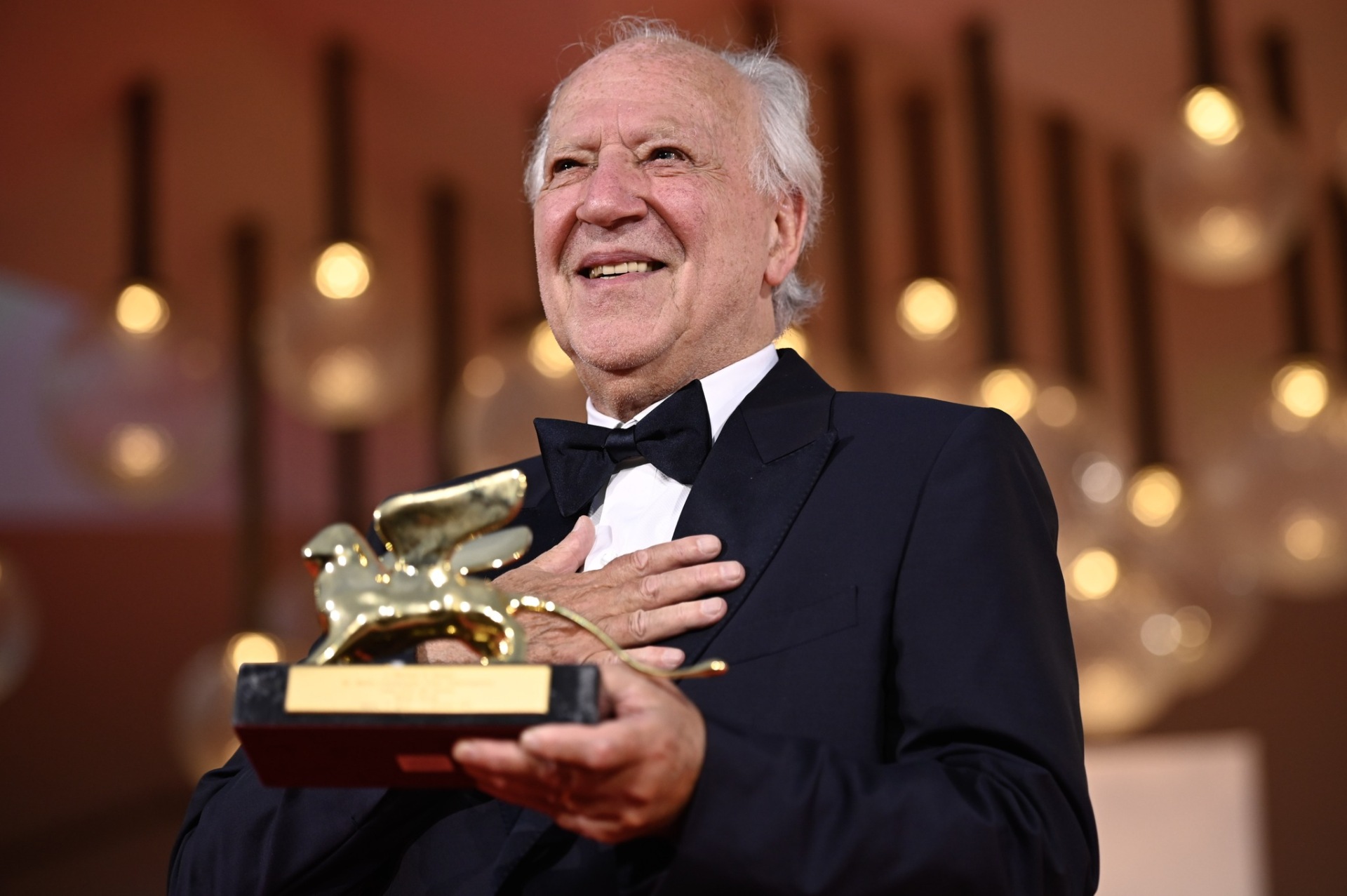 Werner Herzog con il Leone d'Oro alla carriera