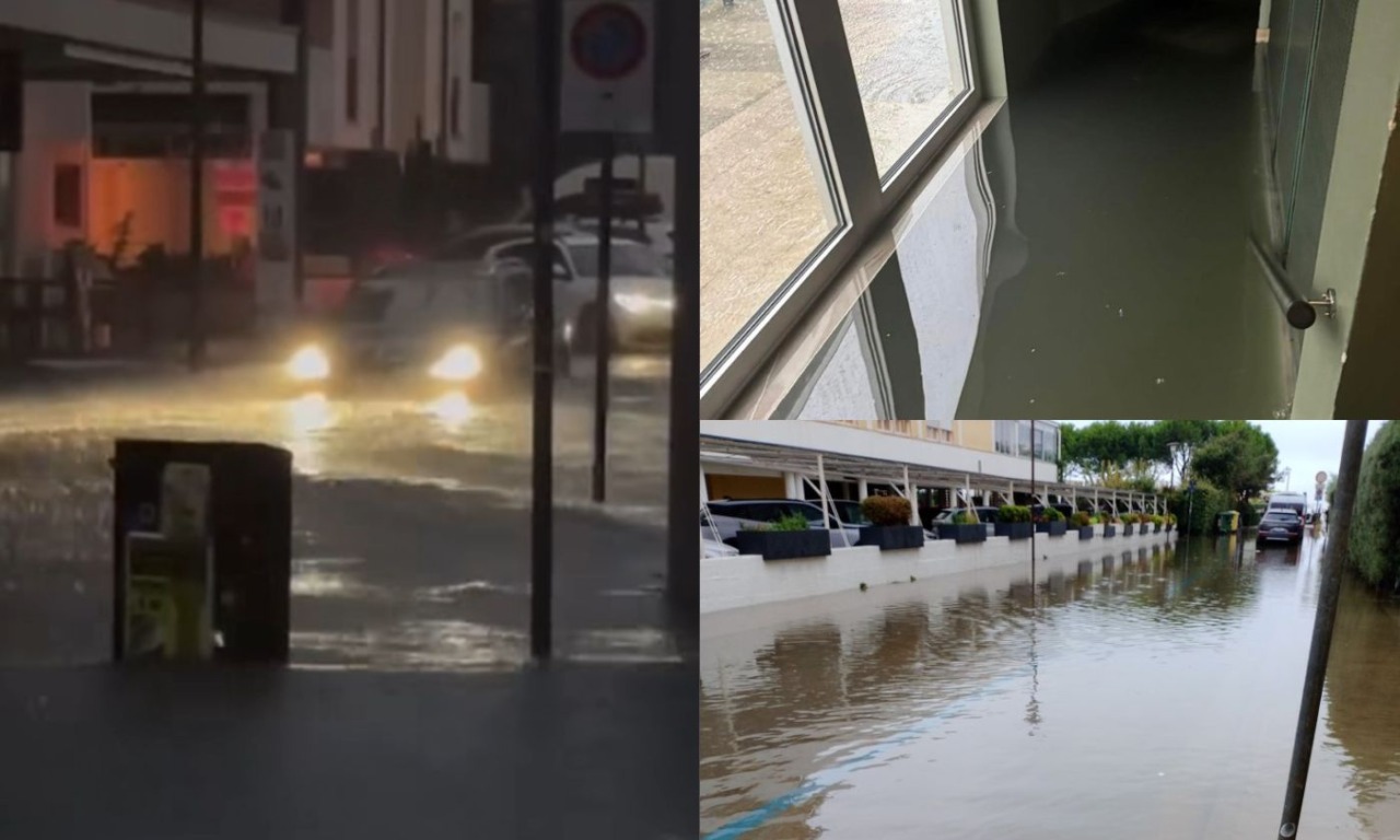 Bomba d’acqua sul Veneto Orientale: allagamenti a Bibione e Caorle. Bottacin: “Caduti 245 millimetri di pioggia”