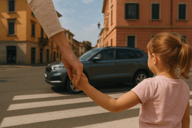 Bimba investita sulle strisce a Mira, caccia al pirata finita: era una 70enne