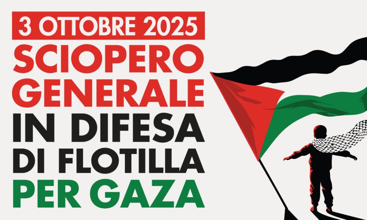 Sciopero generale in difesa della Flotilla per Gaza: tutte le manifestazioni in Veneto di venerdì 3 ottobre 2025