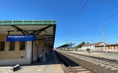 Un treno è deragliato ieri pomeriggio vicino a Portogruaro