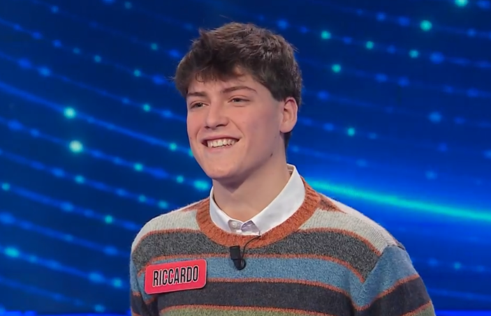 Il liceale Riccardo da Marghera protagonista a “L’Eredità”: si ferma al triello, ma ci riproverà stasera