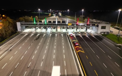 Milano Cortina 2026: Aspi, il Tricolore al casello di Venezia Nord