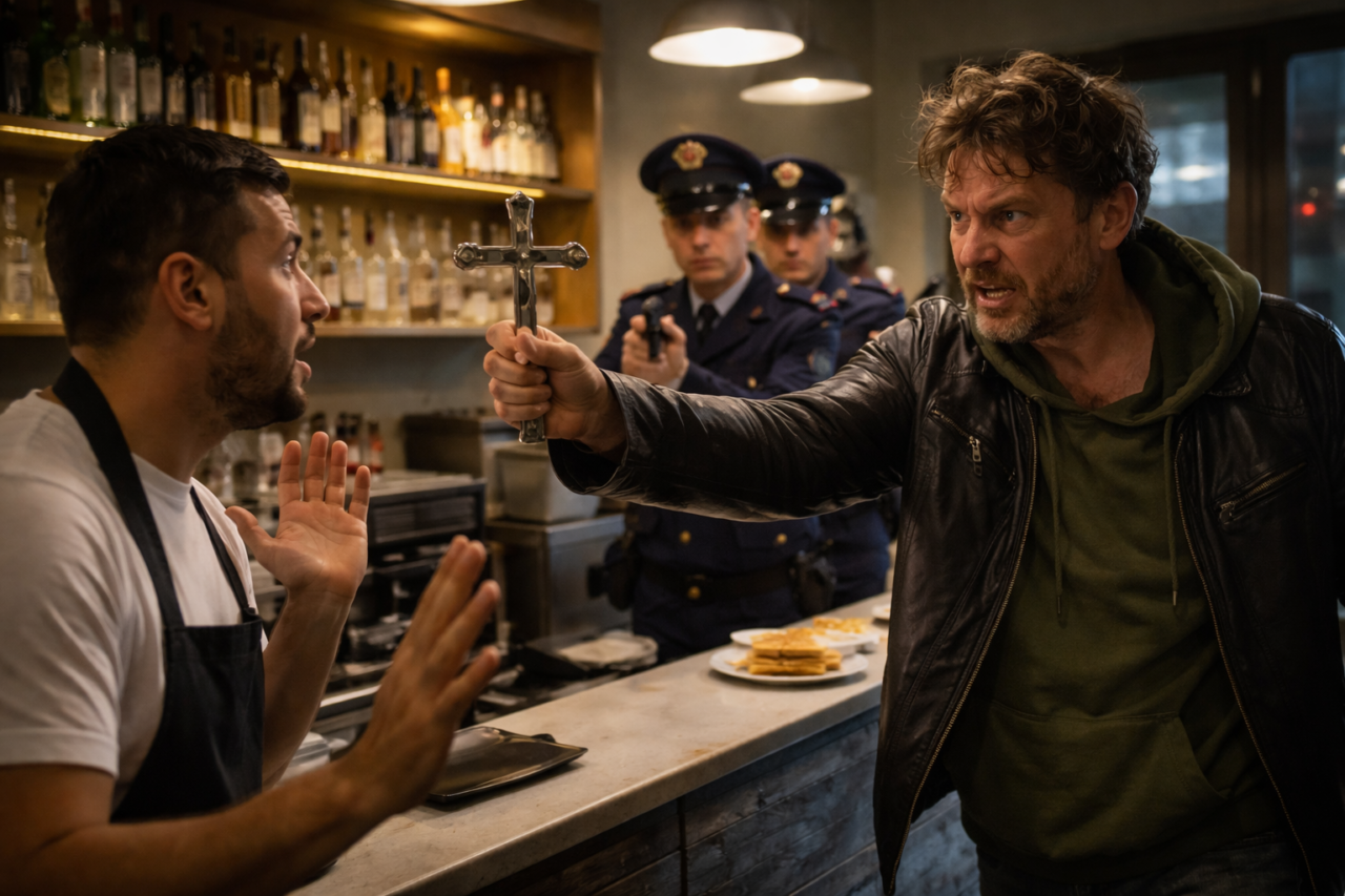 Entra in un bar di Belluno e minaccia il titolare con un crocifisso: denunciato un veneziano