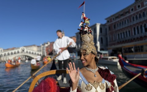 La Maria del Carnevale 2026 si presenta al pubblico in Piazza San Marco