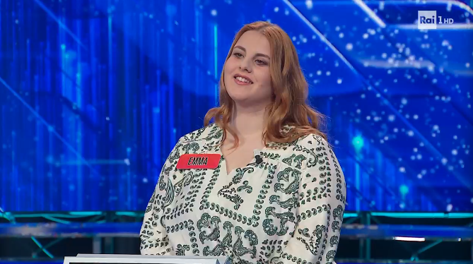 Emma da Pianiga in gara a L’Eredità: la giovane veneziana eliminata al primo duello