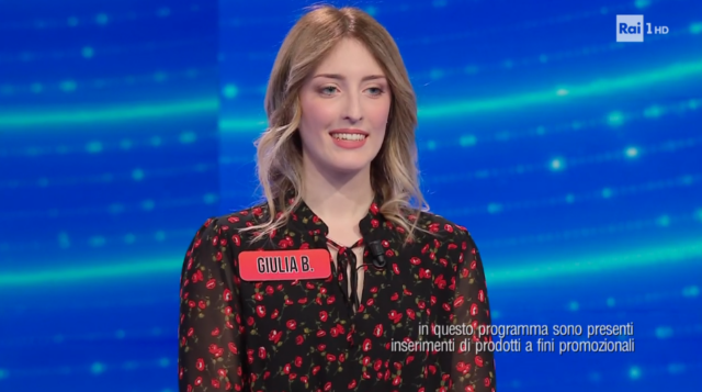 Giulia a L’Eredità: l’impiegata di Stra in gioco su Rai Uno in una puntata “tutta veneta”
