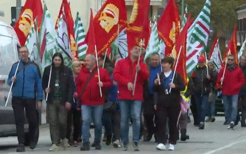 Crisi Peg Perego a San Donà di Piave: sciopero e corteo da parte dei lavoratori