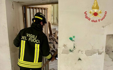 Crolla solaio di una struttura in riqualificazione: quattro operai feriti